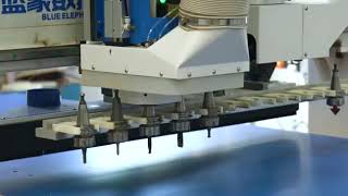 Dust Free Cutting for Blue Elephant ATC CNC Nesting Machine for Cabinets, Wardrobes