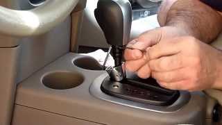 Saturn Ion shifter handle removal