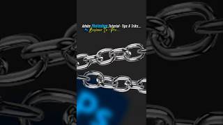 Adobe Photoshop tutorial tips and tricks - How to create chain ⛓️‍💥 brush effect ❤️