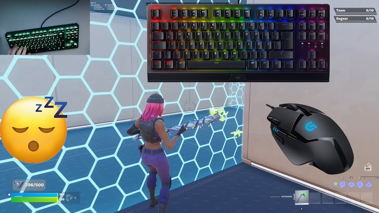 Razer Blackwidow V3 Tenkeyless😴 Satisfying Piece Control Gameplay 240 FPS 🏆