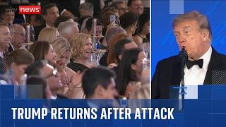 Trump attends White House correspondents' dinner with heightened security