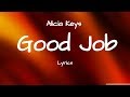 Alicia Keys Good Job Lyrics mp3