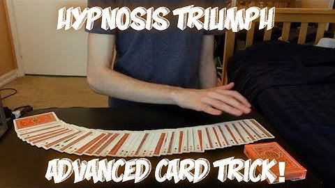 Hypnosis Triumph: Advanced Card Trick Performance And Tutorial!