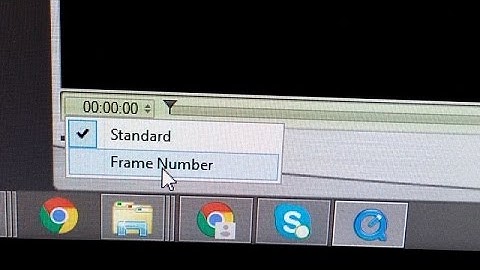 How to display Frame Numbers in QuickTime Player (lower left corner)