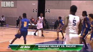 City of San Bernardino Sports Weekly BASKETBALL: Moreno Valley vs. Pacific Basketball