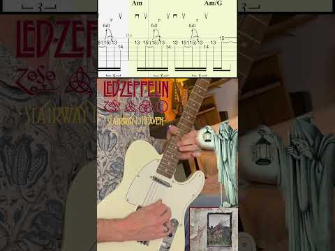 Stairway To Heaven - Tele or Les Paul? 🎸🎼 - Guitar Tab guitar tab video
