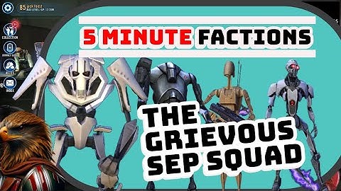 SWGOH Grievous Team GUIDE in UNDER 8 minutes! Mods, Zetas, etc!
