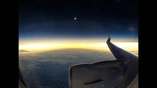 Alaska Airlines Great American Eclipse flight #9671