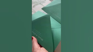 BTS assembly 🤍 #weddinginvitations #handmade #envelope #wedding #invitation