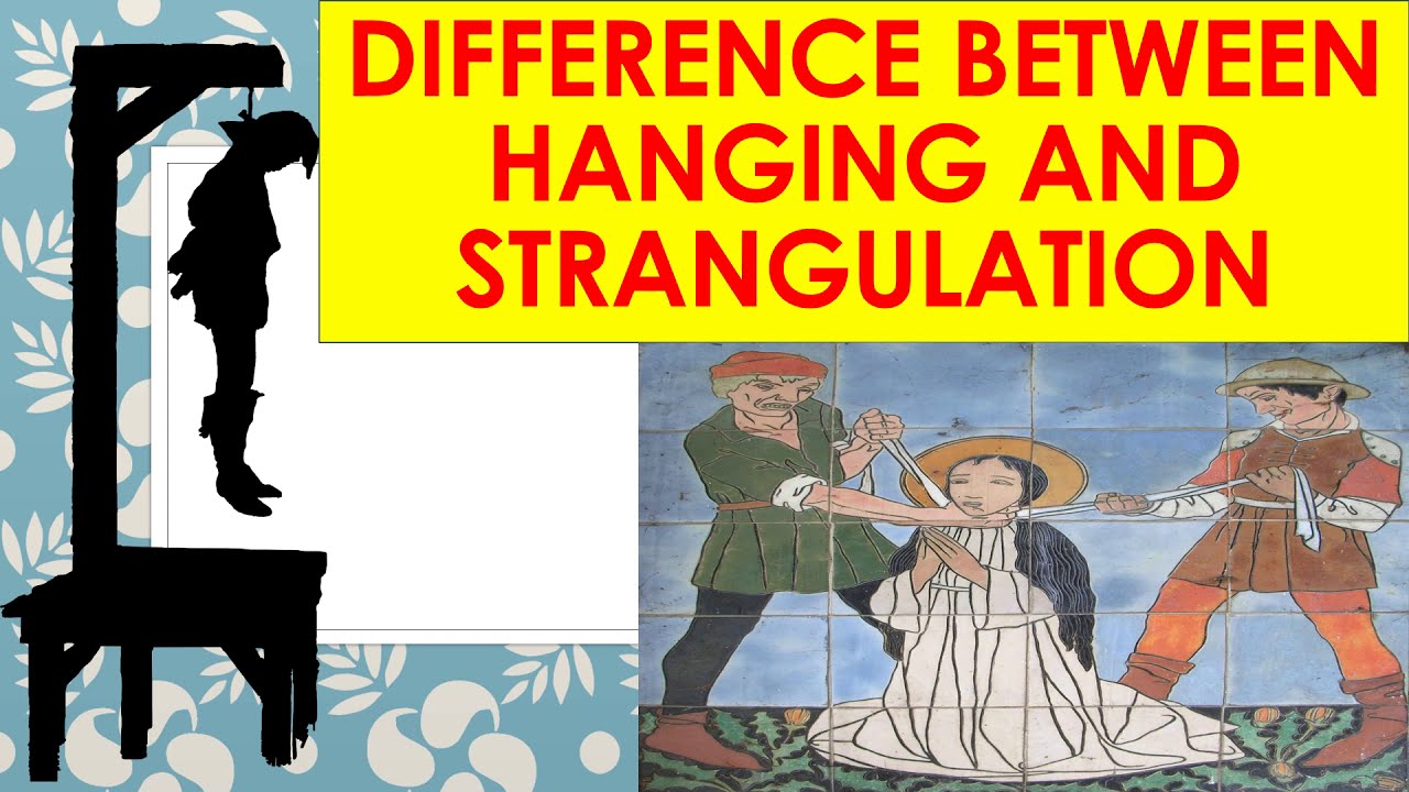 Difference between Hanging and Strangulation || #Hanging #Strangulation
