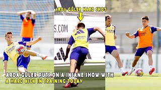 ARDA GÜLER PUTS ON A INSANE SHOW WITH A HARD KICK IN TRAINING TODAY