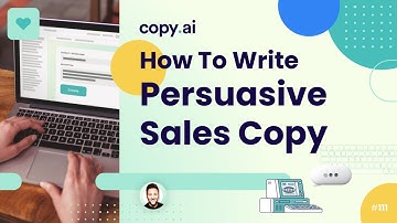 Copy.ai Demo #111: How To Write Persuasive Sales Copy