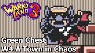Wario Land 3 - W4 A Town in Chaos - Green Chest