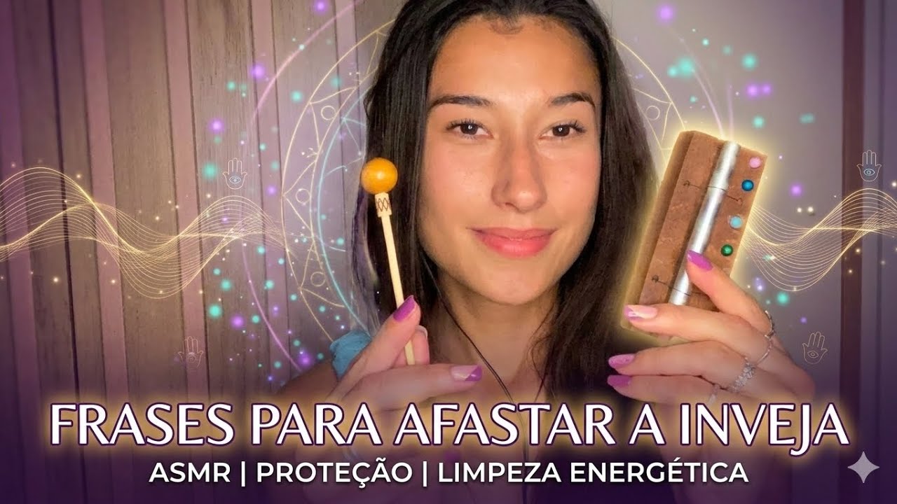 ASMR  te purificando, retirando toda energia negativa ! 