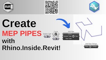Create MEP Pipes with Rhino.Inside.Revit