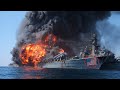 12 minutes ago! A Russian Su-57 pilot brutally destroyed a US aircraft carrier in the Black Sea.