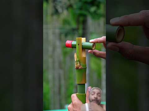 New Bamboo🏹hand Craft and balloone popps#experiment#shortvideo #bamboo1#amazing#viralvideo#trending📷
