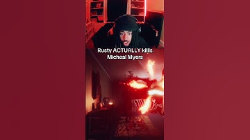 Rusty ACTUALLY kills Micheal Myers #horrorgaming #horrorgame #scarygames #michealmyers #jumpscare