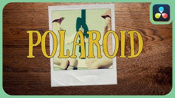 Creative Polaroid Effect | DaVinci Resolve | Studio