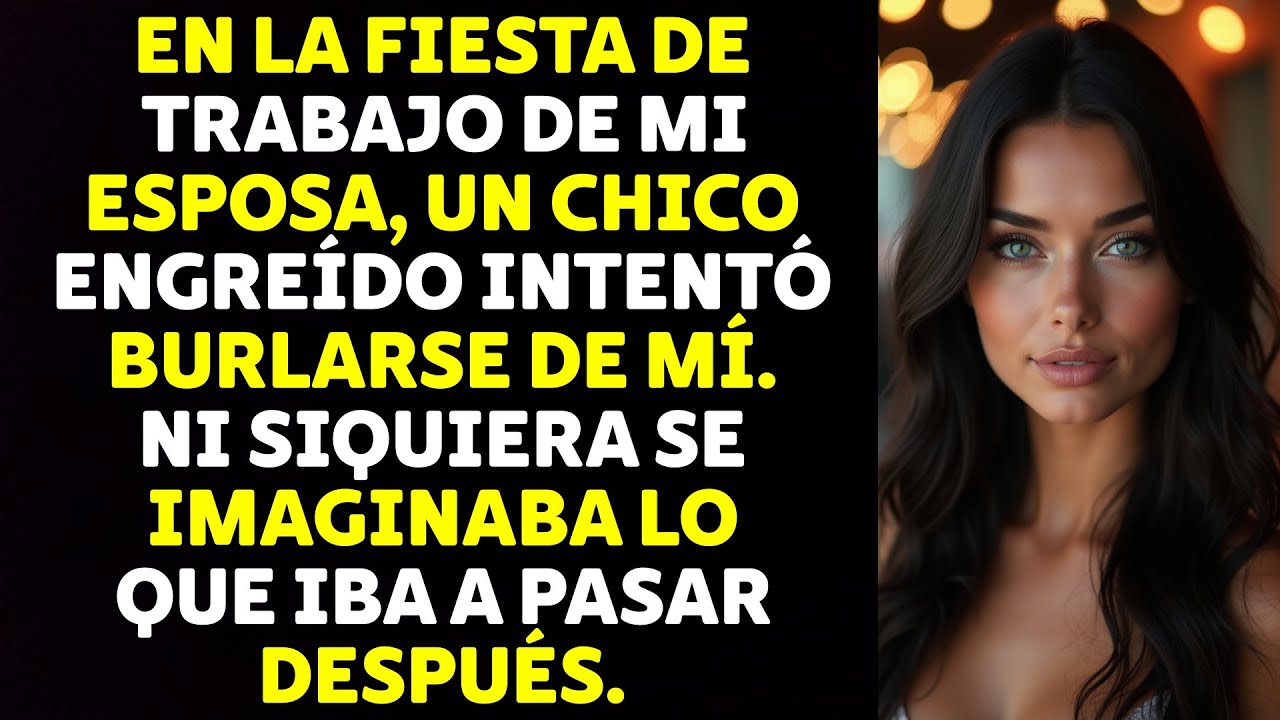 Su Arrogante Compañero de Trabajo Intentó Humillarme en la Fiesta. Pero...