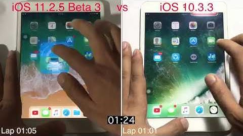 ios 11 2 5 beta 3 vs iOS 10.3.3 Speed test on ipad mini 2 | GeekBench