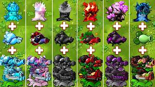 PVZ 1 Fusion 3.9 Challenge!! Team Gatling VS Torchwood Drone VS Obsidian Gargantuar - Who Will Win? screenshot 1