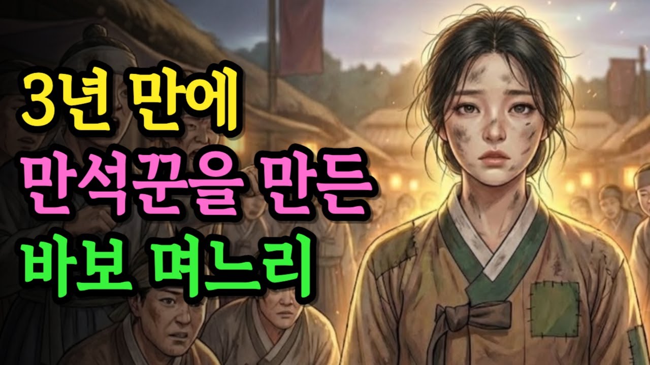망해가던 시댁을 일으킨 바보 며느리의 기막힌 반전 | 야담 옛날이야기 오디오북 수면동화 야사 전설 민담 설화