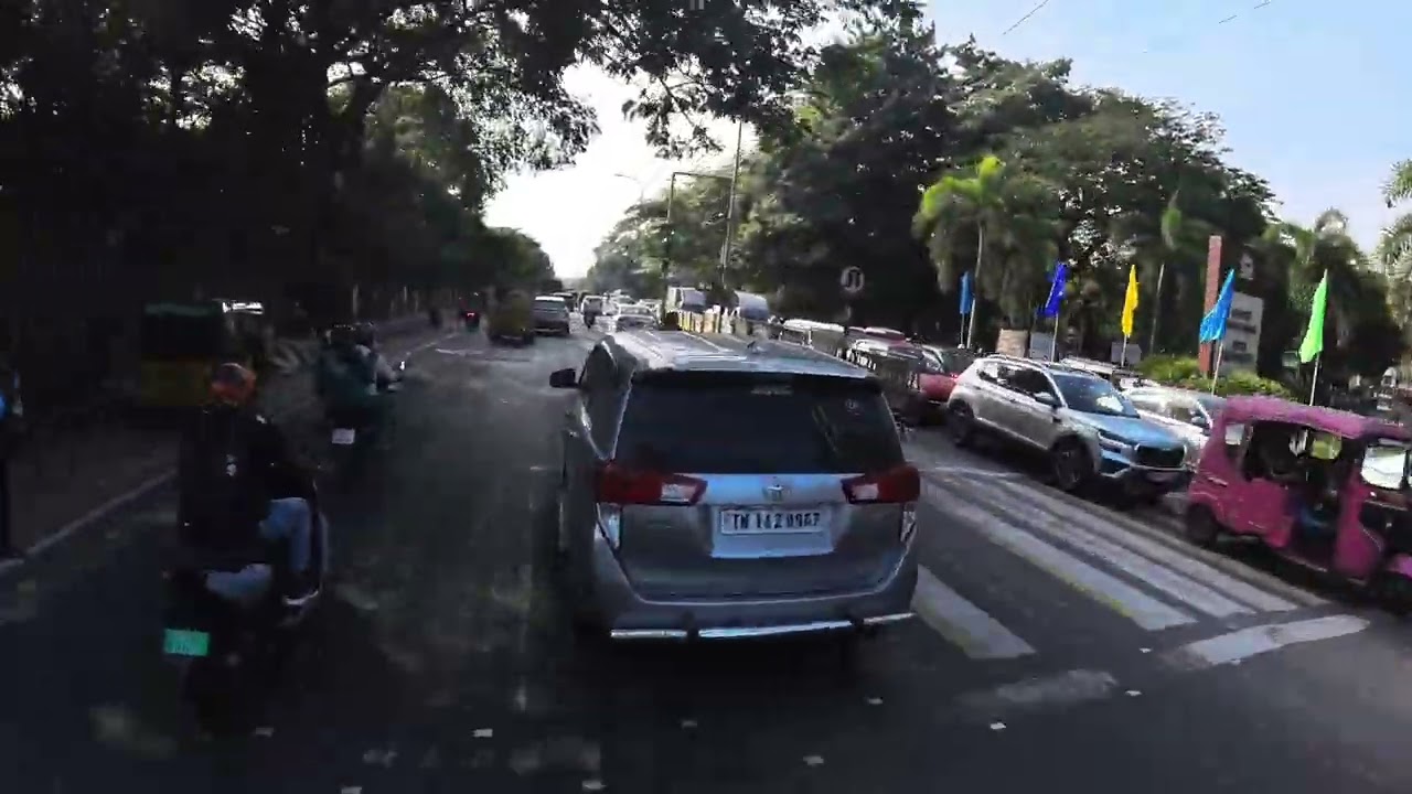 Virtual Tour POV - Adyar to St.Thomas Mount | Chennai City | TamilNadu State - India