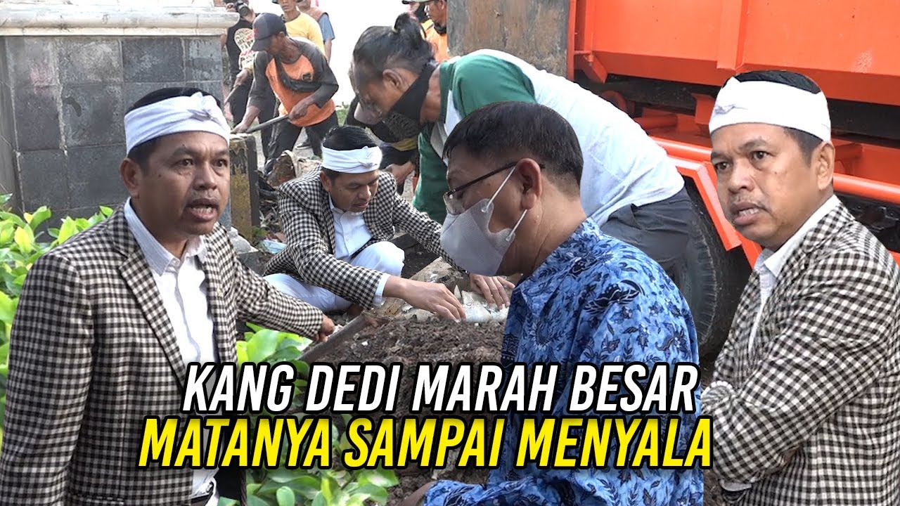 KANG DEDI NGAMUK SAAT PEGAWAI BILANG GAK KERJA BERESIN SAMPAHPUN TETAP DAPAT TUNJANGAN