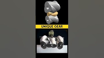 Unique Gear 📌 #gear #gearmechanism #3danimation