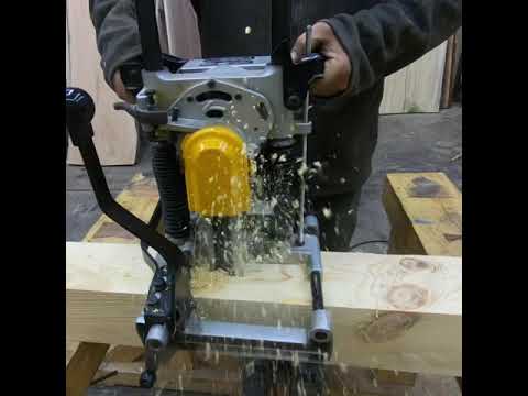 Makita chain mortiser - YouTube