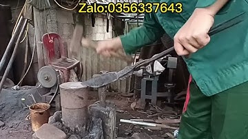 Một công đoạn rèn dao mèo của nhà em, mời các bác ghé qua kênh em xem vui,😁⚔️🗡️Zalo:0356337643