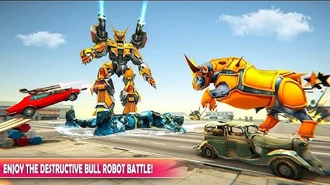 Bull Robot Car Game 2022-Android Gameplay
