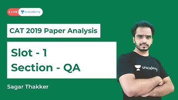 CAT 2019 Paper analysis | Slot 1 | Quantitative aptitude preparation strategy for cat 2021 exam