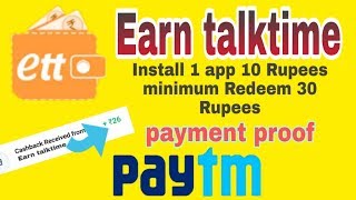 EARN TALKTIME & PAYTM payment proof apps lifetime earning apps full tutorials screenshot 5