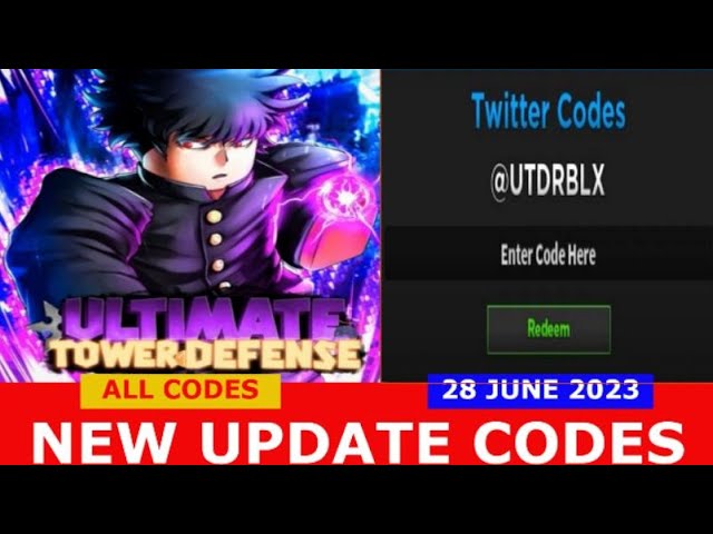 NEW* ALL WORKING CODES FOR ULTIMATE TOWER DEFENSE! ROBLOX ULTIMATE TOWER  DEFENSE CODES 