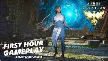 Ashes of Creation First Hour "Steam Early Access" Gameplay - Summoner