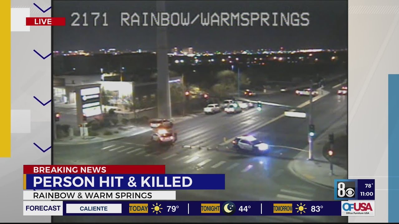 1 hit, killed in southwest Las Vegas valley crash - YouTube