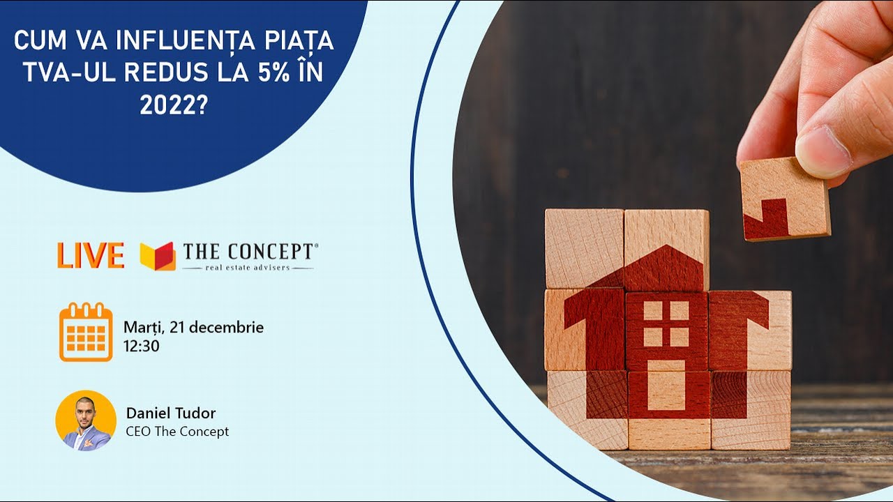 Cum va influența piața TVA-ul redus la 5%? Cum va influența piața TVA-ul redus la 5%?
