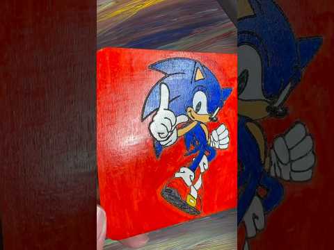 【SONIC THE HEDGEHOG】 ソニック #shorts #drawing #satisfying #asmr #art #sonic