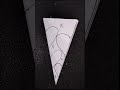 How to make snow flake ❄️ easy paper cutting #snowflakes #shorts #viralshorts #reels #diy #diycrafts