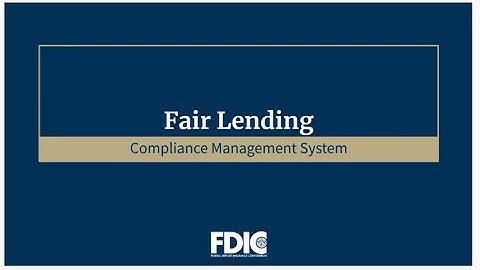 How a Bank’s Compliance Management System Helps Identify and Mitigate Fair Lending Risk