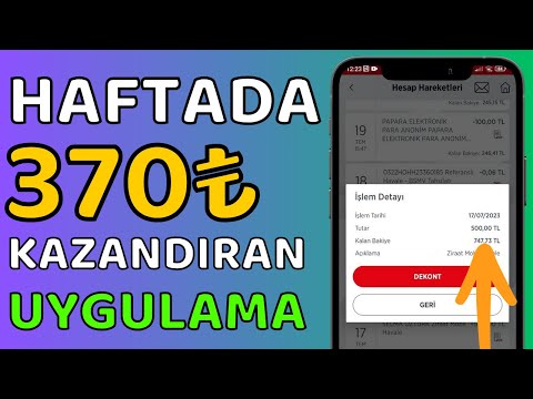 Haftada 370₺ Kazandıran Uygulama 🤑 Ödeme Kanıtlı 💰 İnternetten Para Kazanma Yolları 2023