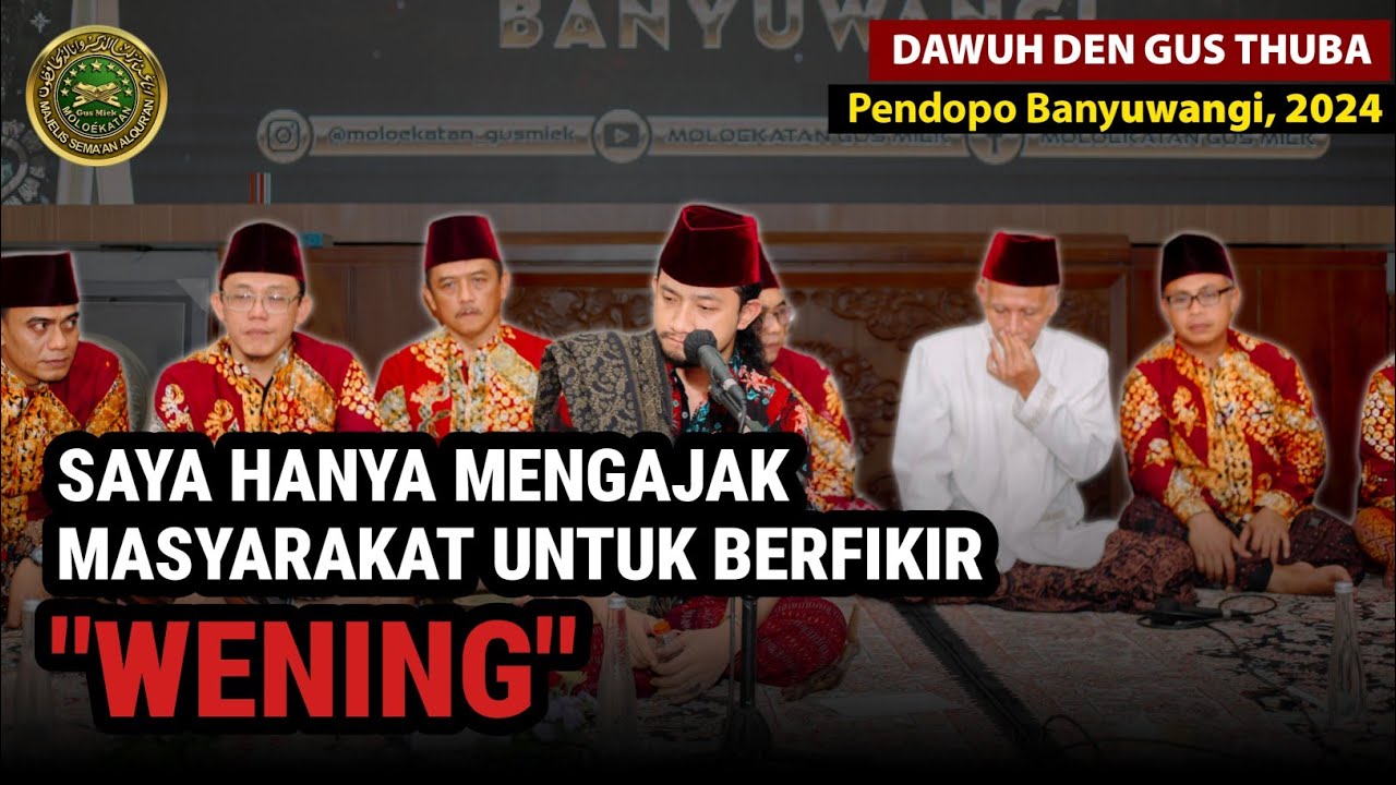 DEN GUS THUBA TERANG-TERANGAN ⚠️ Pendopo Banyuwangi | Hari Jadi 253Th | Senin Pahing - 2024