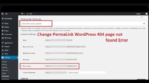 Change permalinks Wordpress | 404 page not found | htaccess | apache2.conf