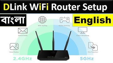 Dlink WiFi Router Setup Bangla || How To Configure Dlink WiFi Router