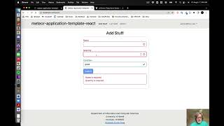 Meteor Application Template React: Part 4: Form Processing