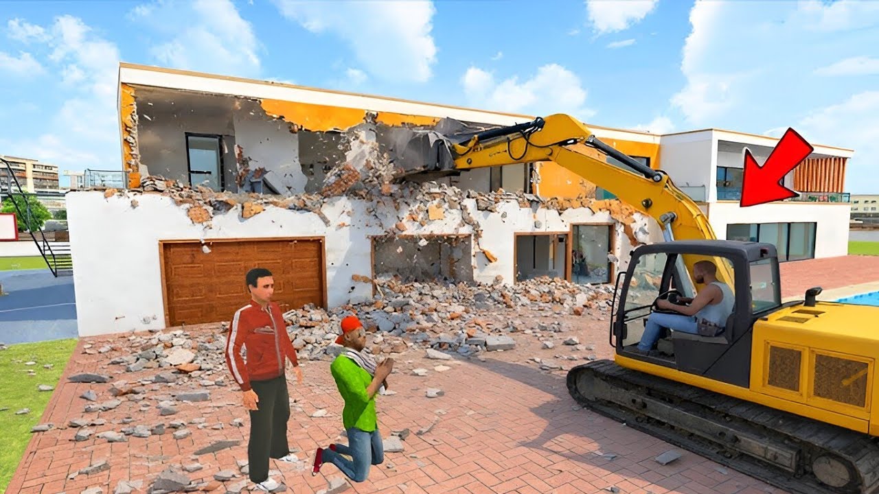 😡 Franklin Ne Jack Ka Ghar 🏠 Pura Tod Diya!★ Ekdum Khatarnak Tabahi | Indian Theft Auto Simulator 🎯