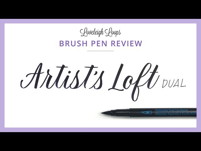 Jordan's Loveleigh Loops Brush Pen Collection