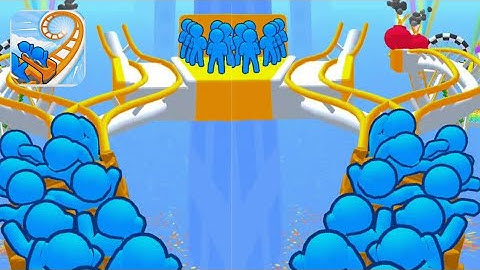 Runner Coaster - All Levels Gameplay Android,ios (Part 1)